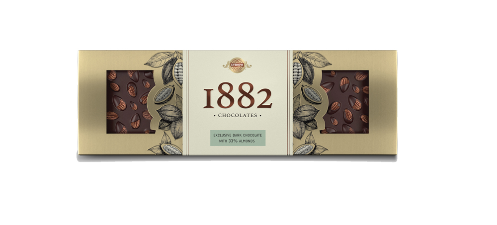 1882 tamna čokolada sa lešnikom