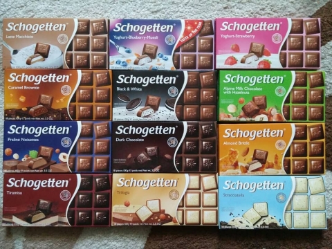 Schogetten čokolade – širok izbor za prave sladokusce